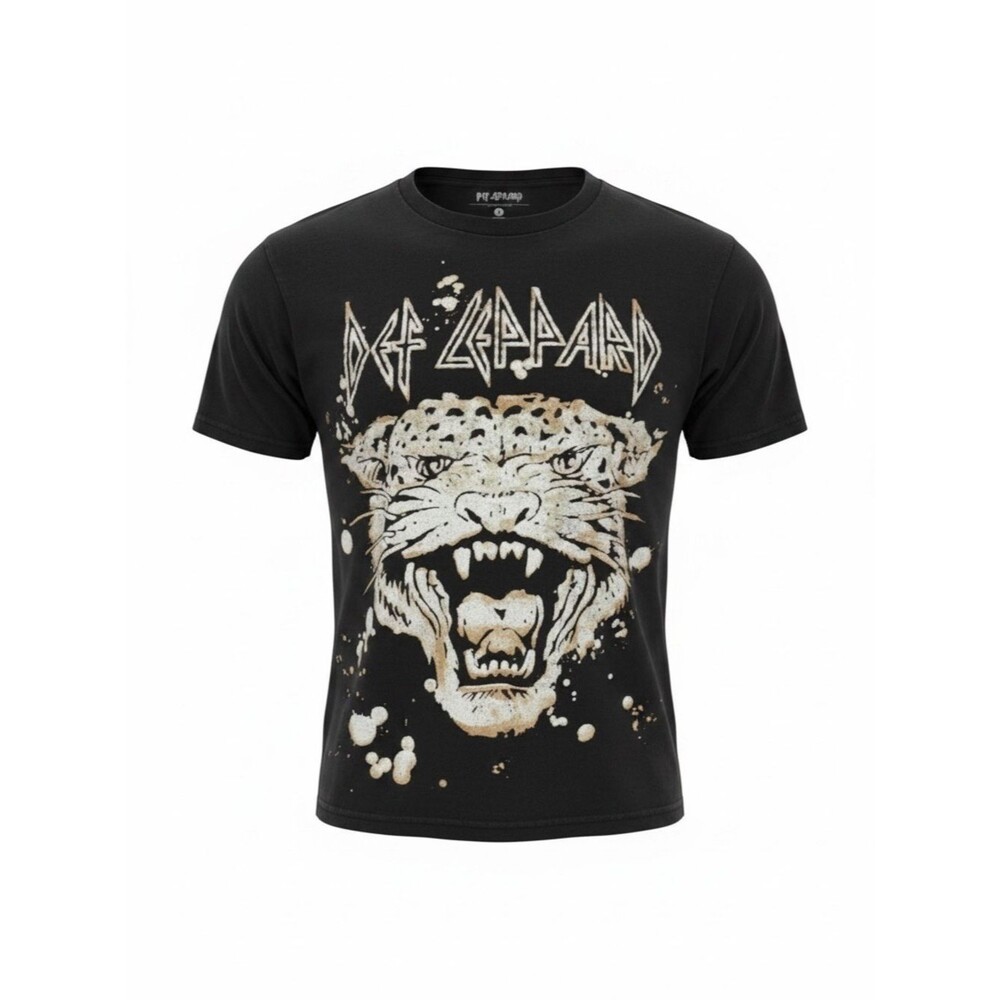 Def Leppard Black Graphic Tee